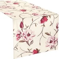 Erwin Müller Tischdecke Tischläufer "Magnolie", fleckabweisend Blumen