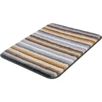 Kleine Wolke Badematte Funky, Badvorleger, Badezimmer Teppich, Höhe 15 mm, rutschhemmend beschichtet, fußbodenheizungsgeeignet, Kunstfaser, rechteckig, Badteppich, modernes Streifen Design, waschbar