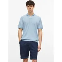 s.Oliver Kurzarmshirt Polo-Shirt Strukturiertes Poloshirt mit Bündchen