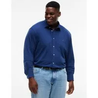 Tommy Hilfiger Big & Tall Langarmhemd BT-KNIT PIQUE FEATHERWEIGHT SLIMFIT Große Größen