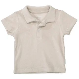 STACCATO - Kn.-Poloshirt warm beige struc. - Gr. - 68