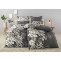 OTTO home Bettwäsche Susan in Gr. 135x200 oder 155x220 cm, Linon, 2 teilig, in verschiedenen Qualitäten, romantische Bettwäsche mit Blumen