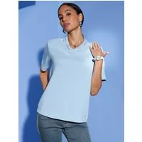 creation L Sweater Modal-Mix-Sweatshirt Kurzarm