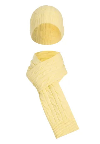 Set Aus Schal Und Mütze Set Aus Schal Und Mütze