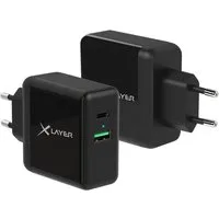 XLAYER Ladegerät XLayer USB QC3.0 + 5V/2.4A Netzteil Smartphone-Ladegerät