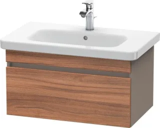 Duravit DuraStyle Waschtischunterbau wandhängend Nussbaum & Basalt Matt 730x448x398 mm - DS638107943 DS638107943