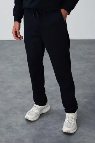 Herren Sweatpants mit regulärer Passform aus Baumwollmischung