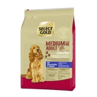 SELECT GOLD Sensitive Trockenfutter Hund Adult Medium Wasserbüffel und Tapioka 4 kg