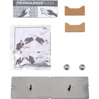 Keuco Duschablage Klebe-Set Typ 4, für Keuco Feuchtpapierbox und Edition 11 Duschkörbe, ohne Bohren
