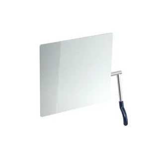 Hewi Kippspiegel 802.01.100R50 725x741x73mm, Hebel rechts, stahlblau