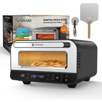 Azmsary Pizzaofen 840°F in 20 Min, Pizzen in 90 Sek. perfekt