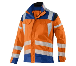 KÜBLER REFLECTIQ Jacke PSA 2 warnorange/kornblumenblau 90 - 1207 8340-3746-90