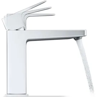 Duravit M FreshStart Manhattan Waschtischarmatur MH1021001010 Ausladung 129mm, mit Zugstangen-Ablaufgarnitur, chrom