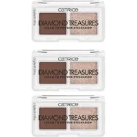 Catrice Lidschatten-Palette DIAMOND TREASURES CREAM TO POWDER EYESHADOW, 3-tlg., mit mattem und schimmerndem Finish