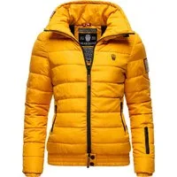 Marikoo Steppjacke Poison stylische Damen Winterjacke mit hohem Kragen