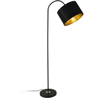 lux.pro Stehlampe, ohne Leuchtmittel, »Toledo« 173cm hoch Schwenkbar Schwarz