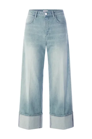 Rich & Royal - Culotte Roll-Up Denim denim blue - Gr. - 32