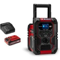 Einhell Akku-Radio TE-CR 18 Li (1x 4,0 Ah PLUS) Baustellenradio (Digitalradio (DAB), FM-Tuner, FM-Tuner mit RDS, Inkl. Akku und Ladegerät)