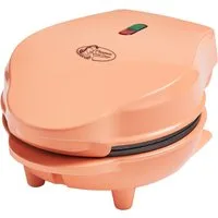 bestron Waffeleisen AMW500, 550 W, Retro-Design, antihaftbeschichtet, leicht, kompakt