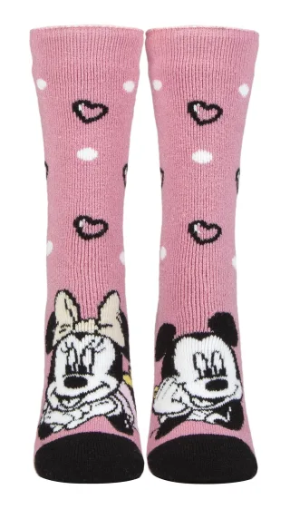 Warme Damen-Thermo-Disney-Socken | Hitzehalter Lite | Neuartige süße Minnie Mouse und Snoopy bedruckte Socken Minnie Mouse