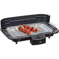 Lentz Tischgrill elektrischer Tisch-Grill Elektrogrill Elektro-Griller, 2200 W, automatischen Thermostat-Steuerung