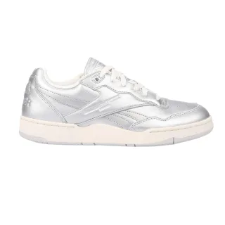 Reebok - "BB 4000 II" Metallic Sneaker für Herren, Leder (Silber)