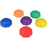 COSTWAY Stapelspielzeug, Balanciersteine, 6er Set rutschfeste Stapelsteine