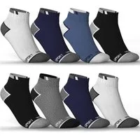 MEDOLY Sneakersocken Sport Quarter Sportsocken für Damen & Herren (8 Paar) mit verstärkter Frotteesohle
