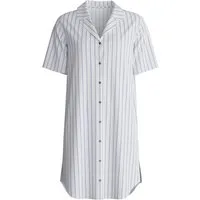 CALIDA Nachthemd Striped Dreams Damen (1-tlg) Knöpfe, BioBaumwolle, wärmend, hautfreundlich, atmungsaktiv, L: 95cm