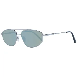Silberne Metallsonnenbrille