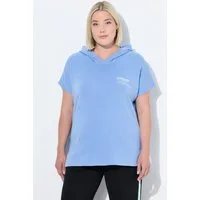 Ulla Popken Sweatshirt Funktions-Hoodie schnelltrocknend Kapuze ärmellos