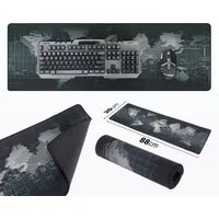 IZOXIS Gaming Mauspad Professionelle Weltkarte Büro-Schreibtischunterlage Mauspad (Gaming Schreibtischunterlage Set, Schreibtischunterlage-Set), Premium Schreibtischunterlage mit rutschfester Rückseite