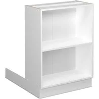 Vicco Unterschrank Fame-Line, Weiß/Weiß, 60 cm ohne Arbeitsplatte (1-St)