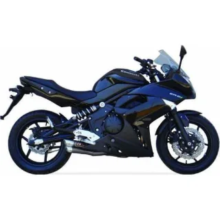 Sport Auspuff IXIL Hyperlow XL Black Kawasaki ER-F / ER-6N Bj. 2006-2011 +Kat +ABE /eintragungsfrei