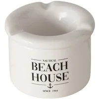 BOLTZE Aschenbecher Sturmaschenbecher NAUTICAL weiß 7,5 cm hoch