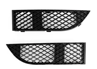 Stoßstange Gitter Waben Schwarz Links + Rechts für BMW 7er E65 E66 ab 2002-2008