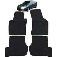 Tenzo-R Passform-Fußmatten Auto Gummi Fußmatten Schwarz Premium Set für Skoda Octavia 1Z3 1Z5 04-