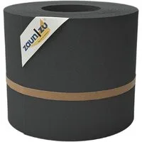zaunzu Sichtschutzstreifen Premium für Doppelstabmatten Zaunblende Anthrazit, 26m, (1 Rolle, genarbte Oberfläche, UV-beständiger Sichtschutz), 5 Jahre garantierte Farbechtheit