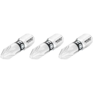 HAZET Bit Sechskant 6,3 (1/4 Zoll) Pozidriv Profil PZ 3 Stück - 2216N-PZ2/3