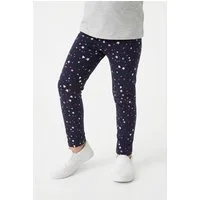 happy girls Sweatleggings im tollen Sternen-Herzen-Alloverprint