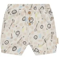 Sterntaler® Shorts Shorts Safari (1-tlg) Shorts, Leinenoptik m. Safari-Print, elastisches Bündchen, Kokosknöpfe