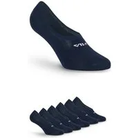 Fila Füßlinge UNISEX GHOST SOCKS (6 Paar) mit Logo-Schriftzug, Silikonstreifen an der Ferse für besseren Halt