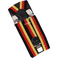 MIRROSI Hosenträger 4cm Breites X-Form mit extra Starken Clipverschluß (hoher Tragekomfort) Länge verstellbar für Damen und Herren