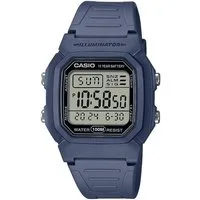 CASIO TIMELESS COLLECTION Chronograph W-800H-2AVES, Quarzuhr, Armbanduhr, Herrenuhr, Digitaluhr, Kalender, Stoppfunktion