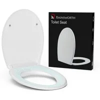 Rainsworth WC-Sitz Modelle fuer Kinder enthalten, mit Nano Glaze Material,Ein-Knopf-Schnellverschluss Toilettenschüssel