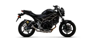 Sport Auspuff Arrow Race-Tech Alu BLACK Suzuki SV 650 Bj.2016-2024 EURO4/EURO5 eintragungsfrei/+ABE