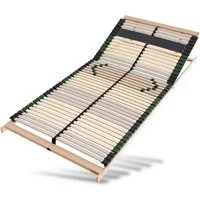 Lattenrost besonders stabil, Beco, Kopfteil verstellbar, Lattenrost 100x200 cm, 7 Zonen, bis 200 kg belastbar, hergestellt in Deutschland, Selbstmontage