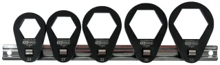 KS Tools 3-8“ Einsteck-Ringschlüssel-Satz, extra flach, 5-tlg - 150.9585