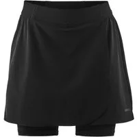 Gonso Radhose Adventure Skirt W Damen Radrock mit Sitzpolster enganliegender Fahrradrock mit Innenhose