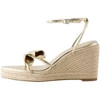 Next Forever Comfort® Leder-Keilabsatzschuhe, Tulpe Keilsandalette (1-tlg)